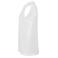 Camiseta sin mangas unisex Sleeveless. Color blanco.
