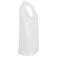 Camiseta sin mangas unisex Sleeveless. Color blanco.
