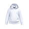 Sudadera capucha reciclada niño K4044. Color blanco.