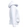 Sudadera capucha reciclada niño K4044. Color blanco.