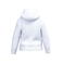 Sudadera capucha reciclada niño K4044. Color blanco.
