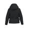Sudadera capucha y cremallera reciclada niño K4045. Color negro.