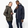 Chaqueta acolchada capucha unisex K6168. .