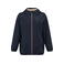 Chaqueta acolchada capucha unisex K6168. Color azul marino.