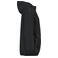 Chaqueta acolchada capucha unisex K6168. Color negro.