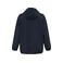Chaqueta acolchada capucha unisex K6168. Color azul marino.