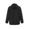 Chaqueta acolchada capucha unisex K6168. Color negro.