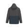 Parka capucha unisex K6169. Color azul marino/gris oscuro.