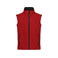 Chaleco Softshell reciclado niño TRA882. Color classic red/black.