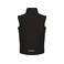 Chaleco Softshell reciclado niño TRA882. Color black/black.