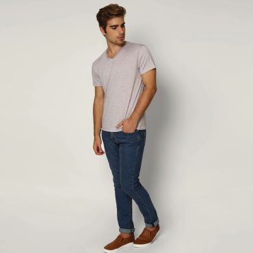 Pack 10 Uds Camiseta cuello de pico hombre Milano Pack 10 Uds Camiseta cuello de pico hombre Milano