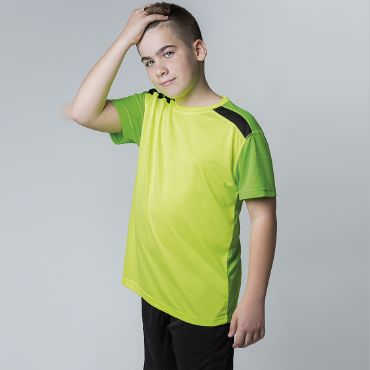 Camiseta deportiva niño CYBER KID ACQUA ROYAL
