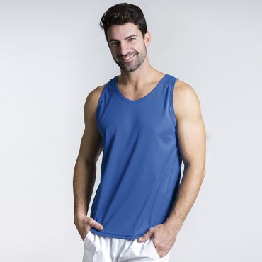 Pack 10 Uds Camiseta deportiva de tirantes hombre Aqua tiran