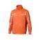 Chaqueta de chándal unisex Planet. Color naranja.