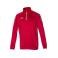 Sudadera deportiva de media cremallera unisex Europa. Color rojo.
