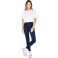 Camiseta crop orgánica holgada mujer EP26 CONTINENTAL. .