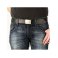 Cinturón de piel negro hombre WATUSI CAPITAN DENIM - WATUSI. .