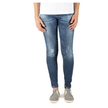 Vaqueros súper blue used mujer HARDY CAPITAN DENIM - WATUSI
