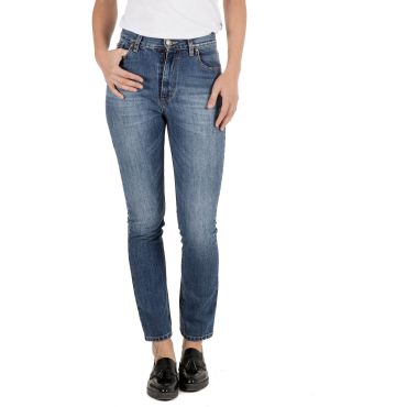 Vaqueros blue used boyfriend mujer PETTY CAPITAN DENIM - WATUSI