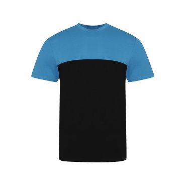 Camiseta básica combinada unisex COLOUR BLOCK T AWDIS JUST TS