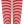 Color Red/White stripes (red/wsp)